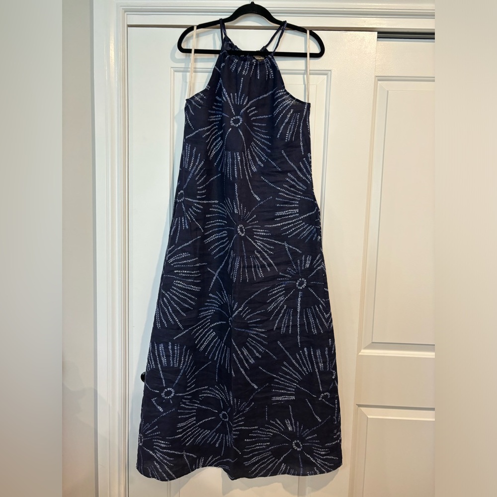 100% Linen Tommy Bahama Maxi Dress - Size Small